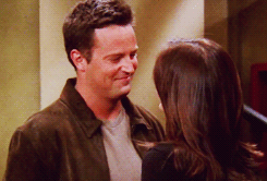 this gif has everything: friends, chandler bing, joey tribbiani
