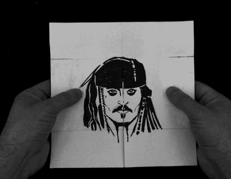 this gif has everything: loop, johnny, depp!