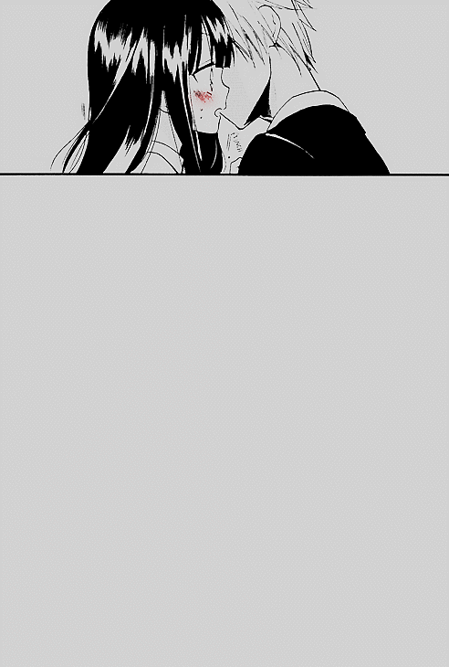 anime inu x boku ss anime love anime kiss animated  gif