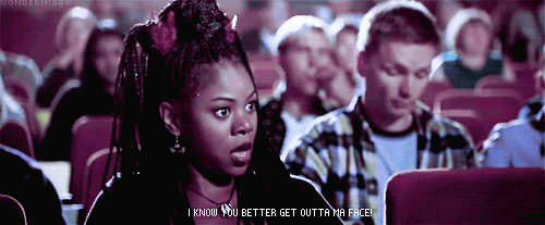 ... funny anger scary movie intensity brenda talking to animated GIF