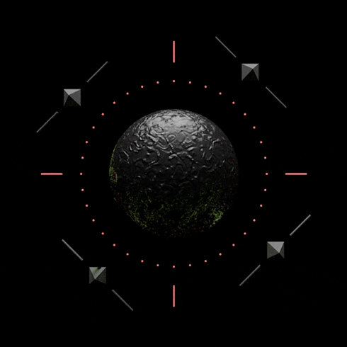 loop cinema 4d render sphere animated GIF