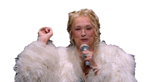 Meryl Streep Sticker by Mamma Mia! Here We Go Again for iOS & Android | GIPHY