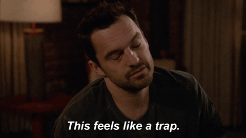 Trapped Jake Johnson GIF by New Girl - Find & Share on GIPHY