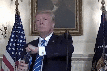 Donald Trump Water GIF - Find & Share on GIPHY