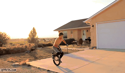 Unicycle Fail By Cheezburger Find Share On GIPHY