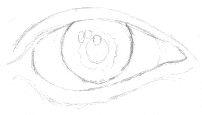 drawing eye pencil animated GIF