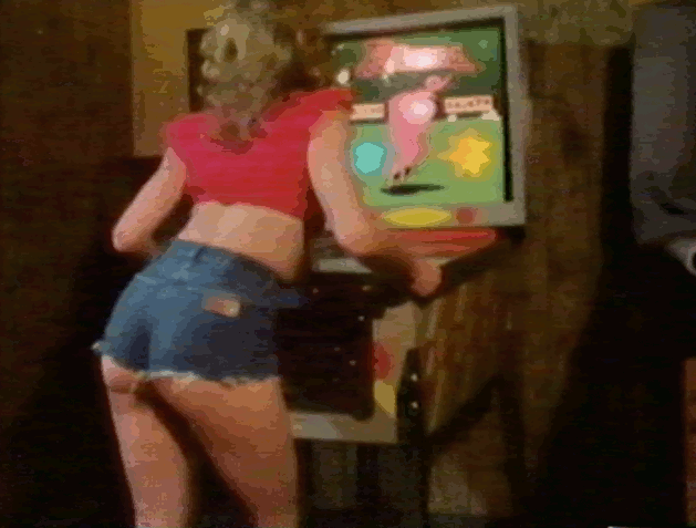 this gif has everything: vintage, ass, butt, pinball!