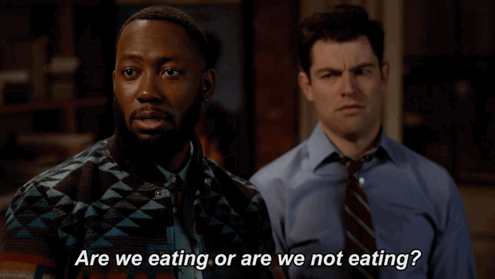 fox broadcasting eating gif by new girl