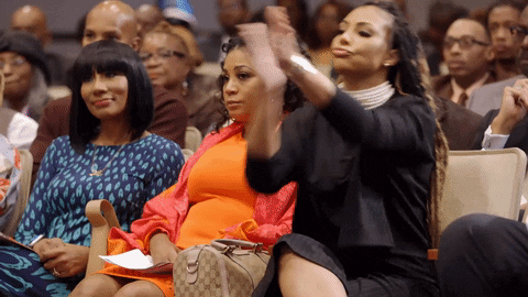 Braxton Family Values Applause GIF by WE tv - Find & Share on GIPHY