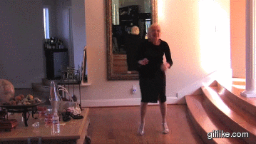 Image result for old lady dancing gif