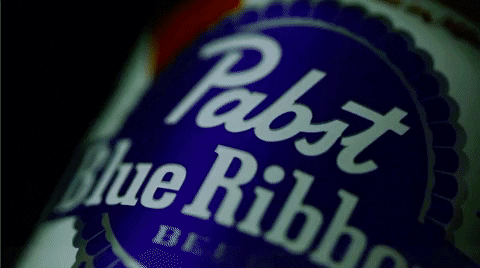 Pabst Blue Ribbon Drinking GIF by Emo Nite - Find & Share on GIPHY