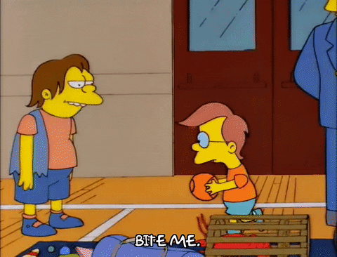 bite me season 8 gif - find & share on giphy