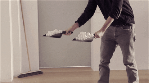 This ping pong ball GIF : mildlyinfuriating