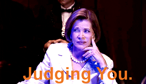 Arrested development lucille bluth judging you gif