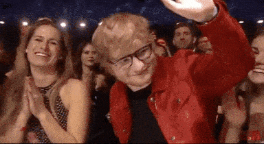 high five ed sheeran gif by brit awards