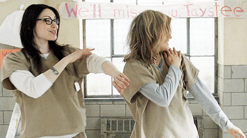 Orange Is The New Black Dancing GIF - Find & Share on GIPHY