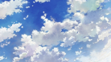 nature clouds kimi ni todoke animated GIF