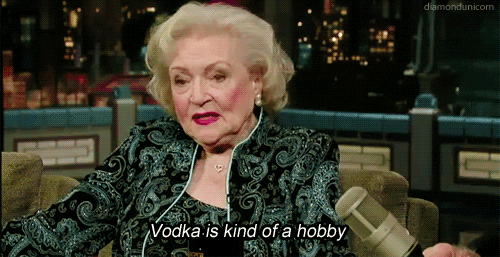 betty white likes vodka