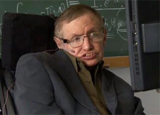 stephen hawking smile gif - find & share on giphy