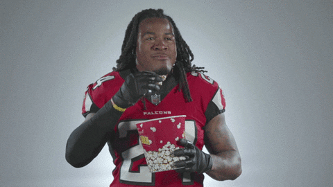 Football Popcorn GIF by Atlanta Falcons - Find & Share on GIPHY