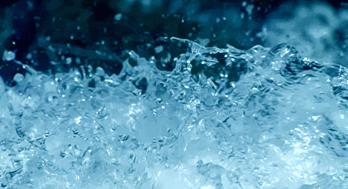 clean water splash gif animation