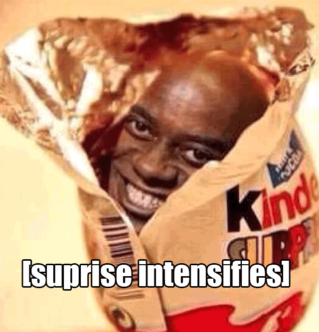 this gif has everything: suprise, intensifies!