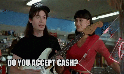 do you accept cash
