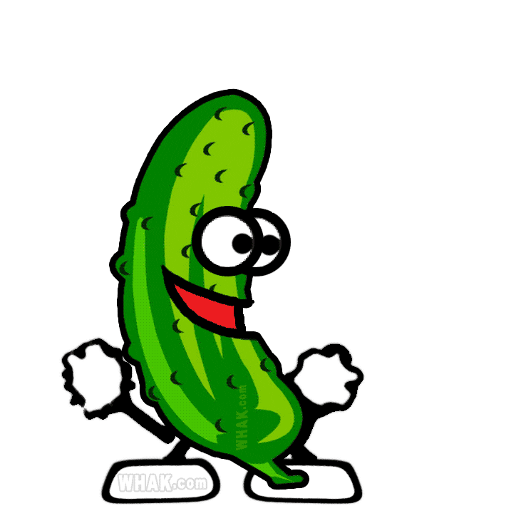 dancing pickle animated GIF