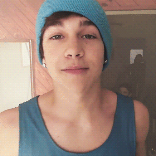 celebrities cute smile austin mahone animated  gif