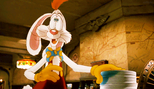 Excited Roger Rabbit GIF - Find & Share on GIPHY