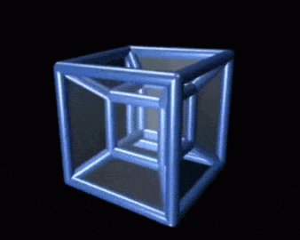 hypercube animated GIF 