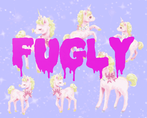 cute pixel pixel art unicorns fugly ugly unicorns animated GIF