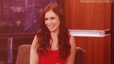 lily collins animated GIF