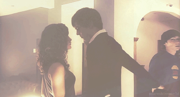 this gif has everything: nicholas hoult, april pearson, mike