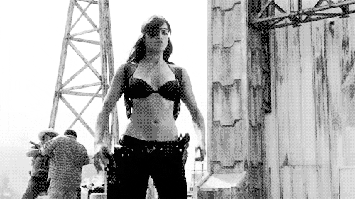 black and white animated GIF