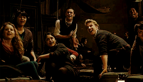 this gif has everything: game of thrones, batman, harry potter