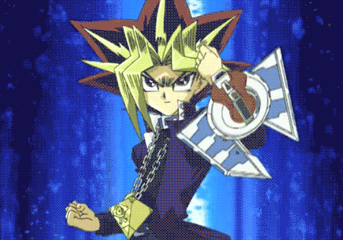 this gif has everything: anime, reaction, yugioh!