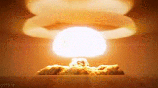 explosion bomb nuclear bomb a bomb animated GIF