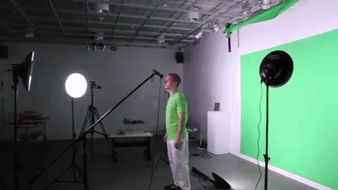Mores working in the studio Mores working in the studio