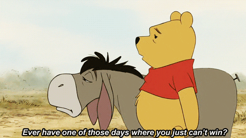 Eeyore and Winnie the Pooh