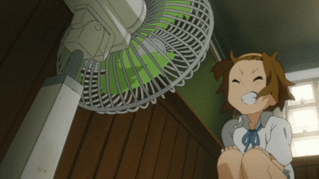 anime funny funny anime hot summer animated GIF