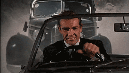 James Bond Driving