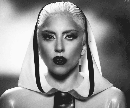 this gif has everything: lady gaga, alejandro, myg!