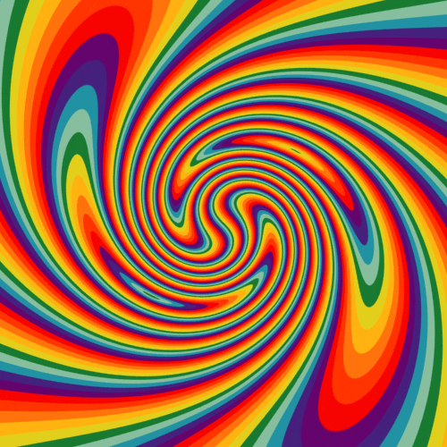 crazy spiral art
