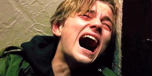 Leo dicaprio basketball diaries crying gif
