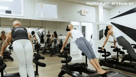 Lagree Megaformer GIF by Pilates Blast - Find & Share on GIPHY