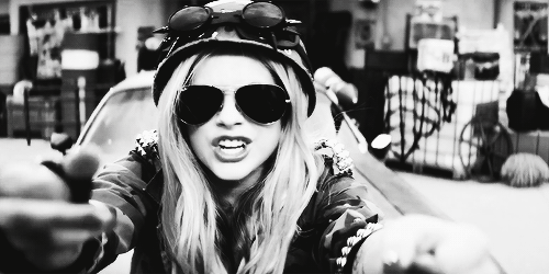 black and white animated gif