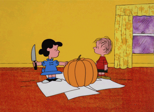 its the great pumpkin charlie brown animated GIF
