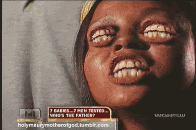 this gif has everything: scary, creepy, eyes, mouth!