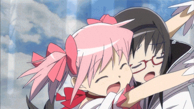 anime hug gif tumblr